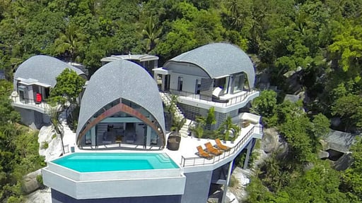 Chaweng Peak Villas Fotos de dron