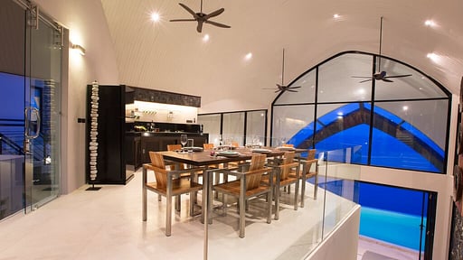 Chaweng Peak Villas Zona de comedor