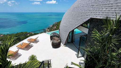 Chaweng Peak Villas Terraza/balcón