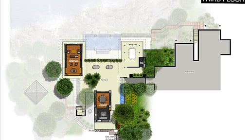 Villa Chelay Floor plan