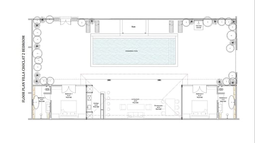 Chocolat Villas Floor plan 2