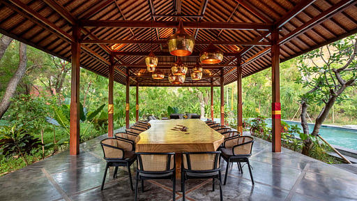 Cinnamon House Pemuteran Dining area