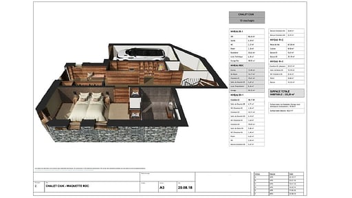Chalet Ciuk Floor plan