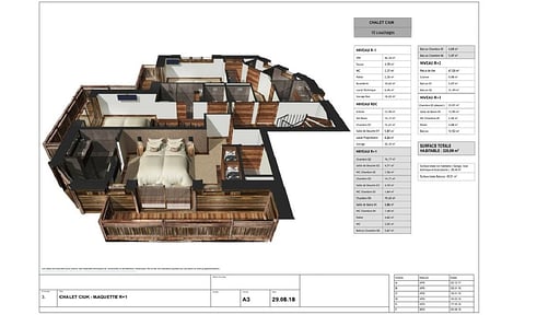 Chalet Ciuk Floor plan