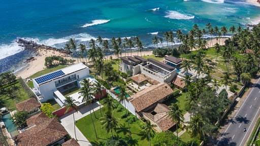 Cloisters Villa Drone pictures