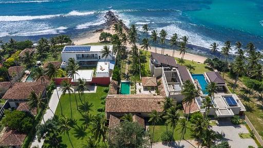 Cloisters Villa Drone pictures