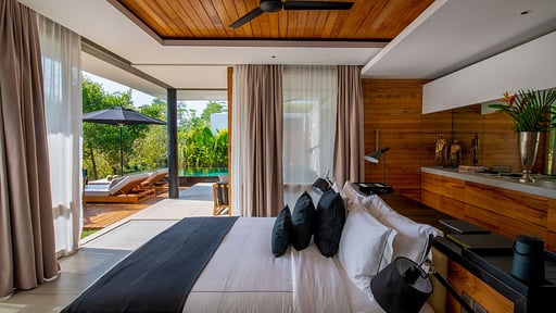 Contemporary Villa Camera da letto 1