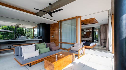 Contemporary Villa Soggiorno