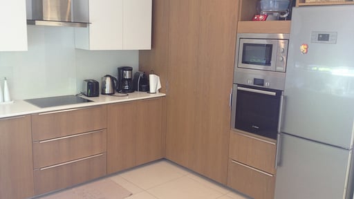 Coral Bay Beachfront Apartment Küche