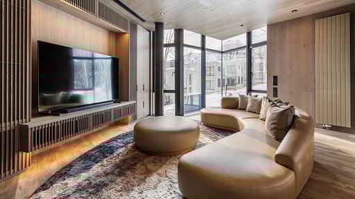 Corniche Hirafu Chalet Media room