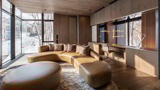 Corniche Hirafu Chalet Media room