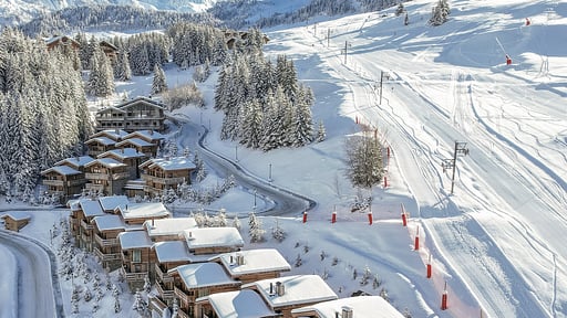 Courchevel Belvédère Grand Residence Four Drone pictures