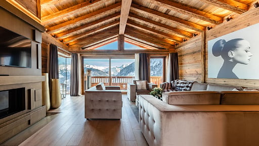 Courchevel Belvédère Prestige Residence Four Living room