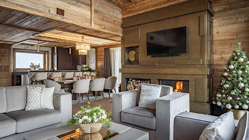 Courchevel Belvédère Signature Residence Four Wohnbereich