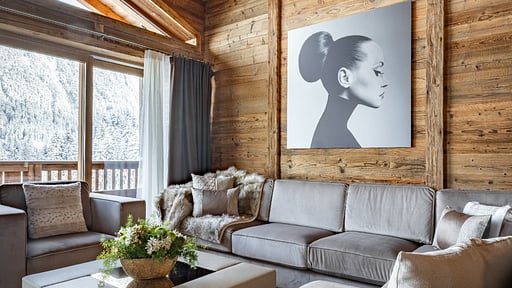 Courchevel Belvédère Signature Residence Four Wohnbereich