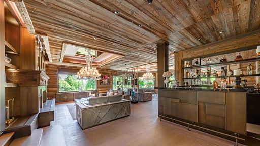 Crans Montana Chalet One Salon