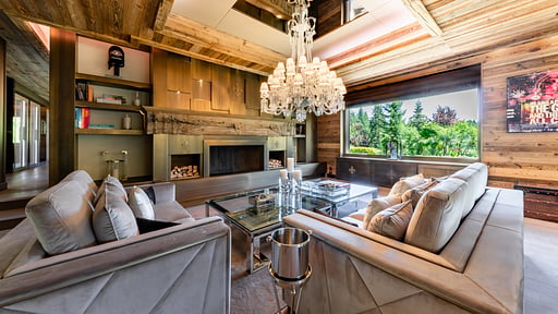Crans Montana Chalet One Salon