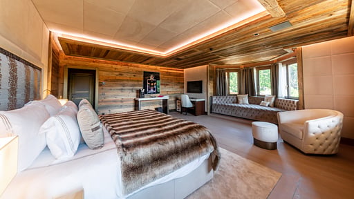 Crans Montana Chalet One Chambre 1