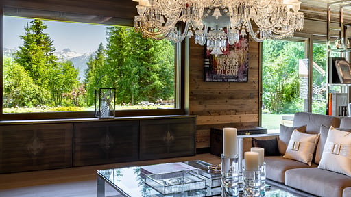 Crans Montana Chalet One Salon