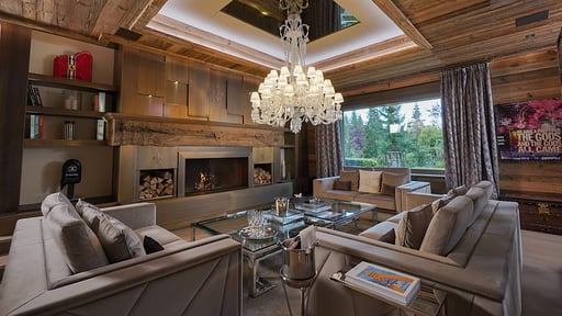 Crans Montana Chalet One Salon