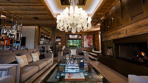 Crans Montana Chalet One Salon