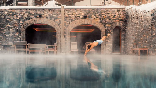 Crans Montana Chalet One Piscine