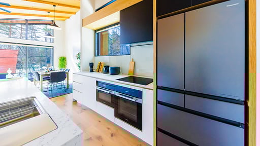 Credence Chalets Kitchen