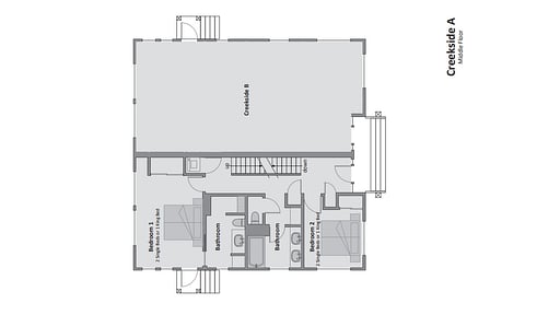 Creekside A Floor plan