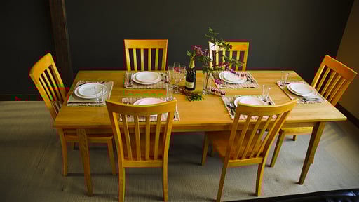 Creekside B Dining area