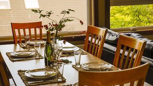 Creekside B Dining area