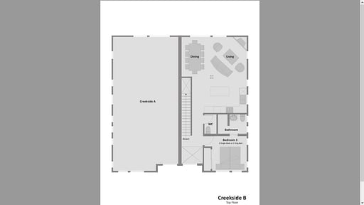 Creekside B Floor plan
