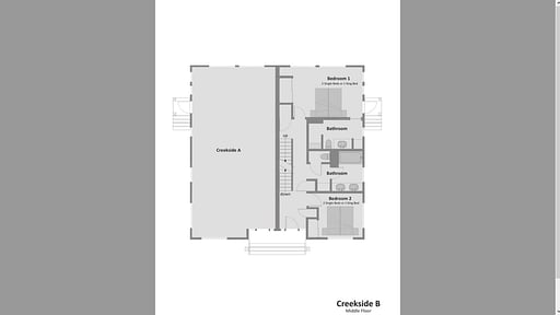 Creekside B Floor plan