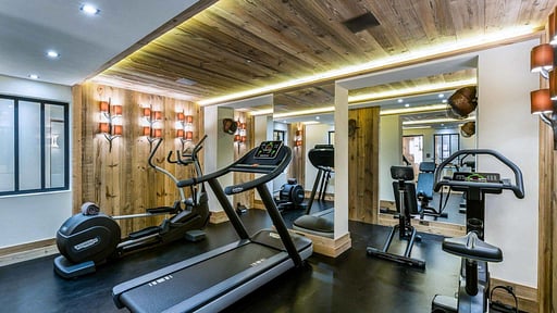 Chalet Cryst'Aile Fitnessraum