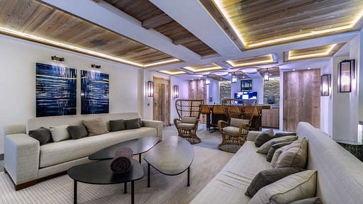 Chalet Cryst'Aile Wohnbereich 