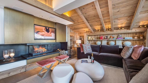 Chalet Cryst'Aile Wohnbereich 