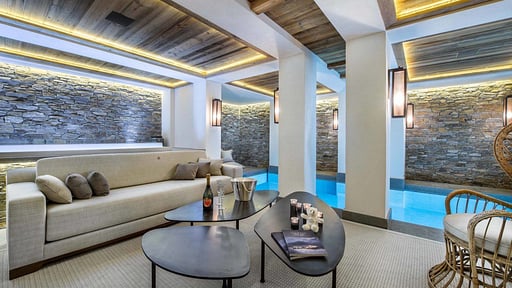 Chalet Cryst'Aile Wohnbereich 