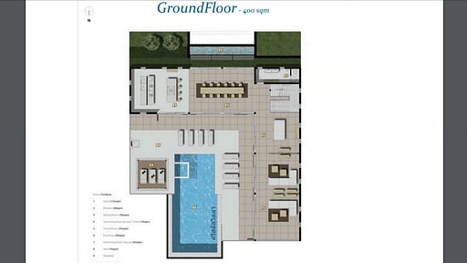 Crystal Blue Villa Floor plan