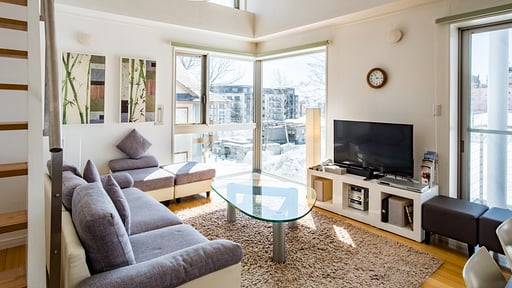 Deep Tracks Three Bedroom Condo Living room