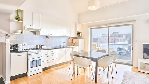 Deep Tracks Two Bedroom Condo Kitchen