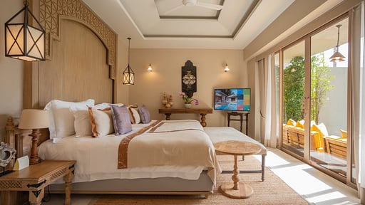 Devasom Beach Villa Schlafzimmer 1