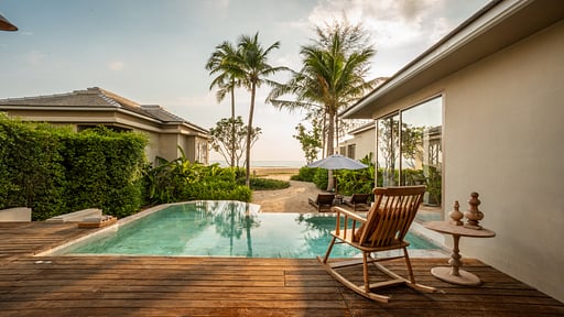 Devasom Beachfront Villa Two Swimming pool