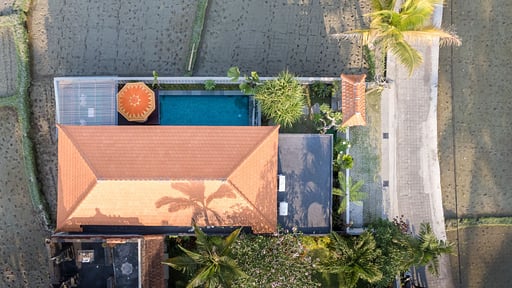 Dijero at Umah Bali Villa Drone pictures