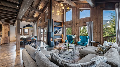 Chalet Divinity Living room