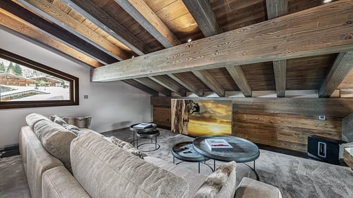 Chalet Divinity Media room