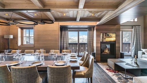 Chalet Elixir Dining area