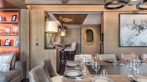 Chalet Elixir Dining area