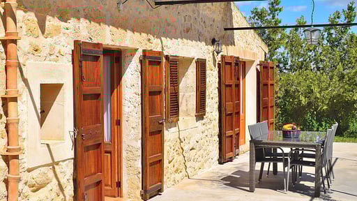 Finca Es Camp Pla Обеденная зона