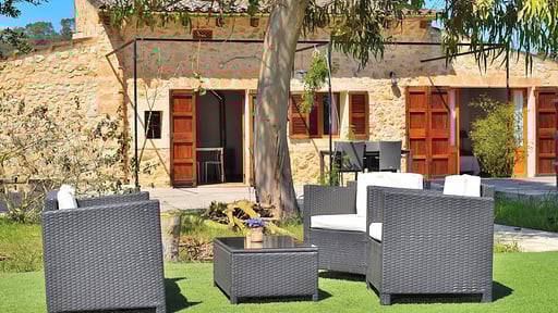 Finca Es Camp Pla Бассейн