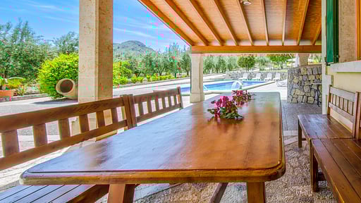 Es Molinet Terrasse/Veranda