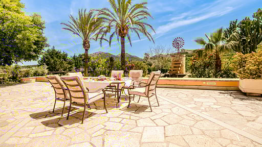 Es Molinet Terrasse/Veranda